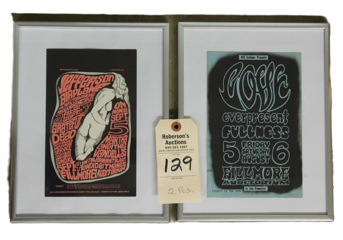 2- Sm.Orig. Bill Graham Prod. Posters (1 of 3)