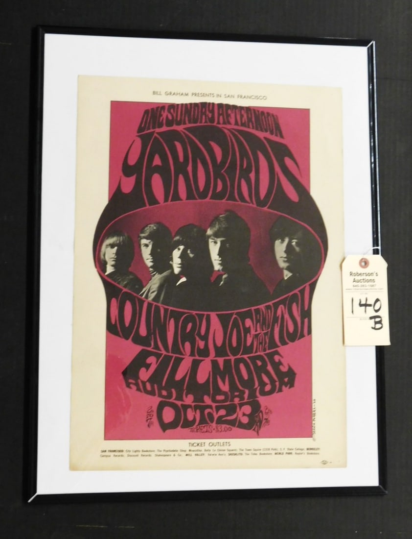 Orig. Bill Graham Productions Poster (1 of 3)
