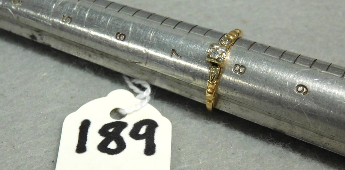 14K y.g. 1/4 ct. Diamond Ring (1 of 1)