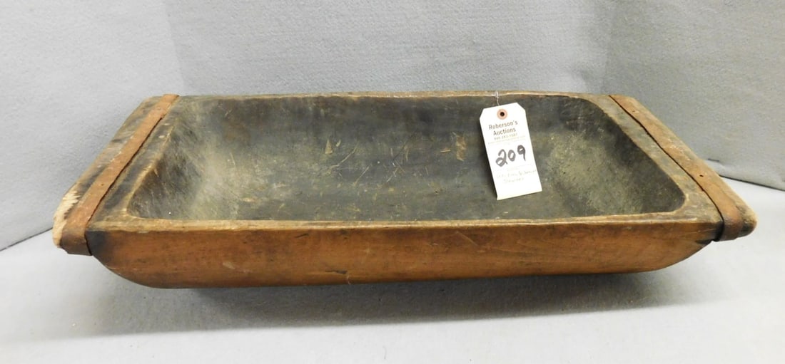 Early Wooden Rectangular Trencher (1 of 4)