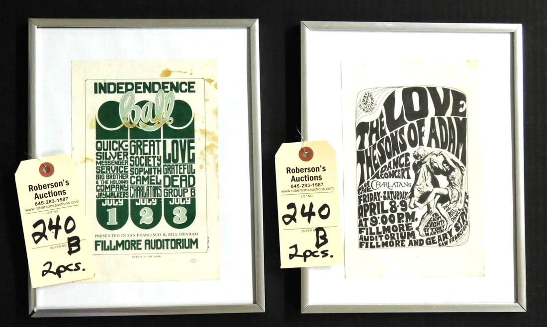 2 Orig. Bill Graham Small Posters (1 of 3)