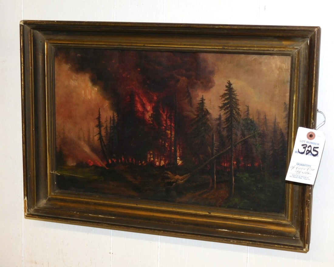 Small O/C of Forest Fire - Unsigned (1 of 3)