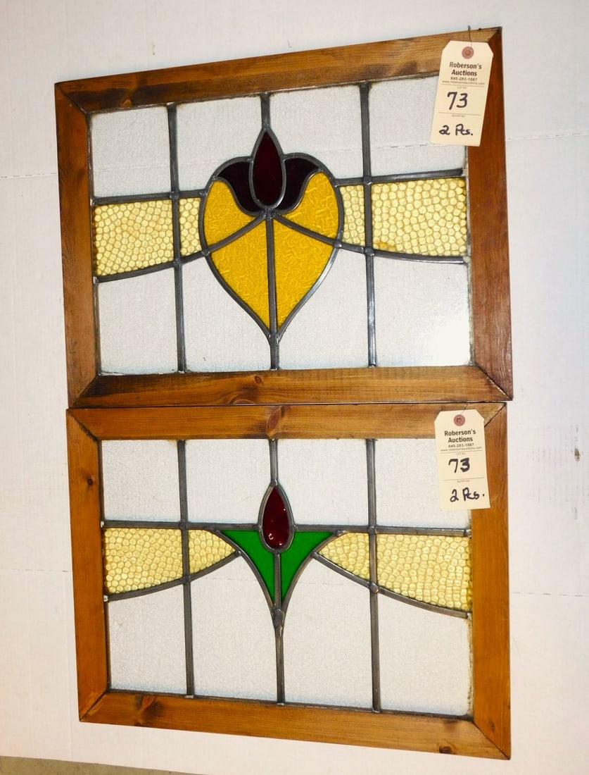 2 Stained Glass Windows (1 of 1)