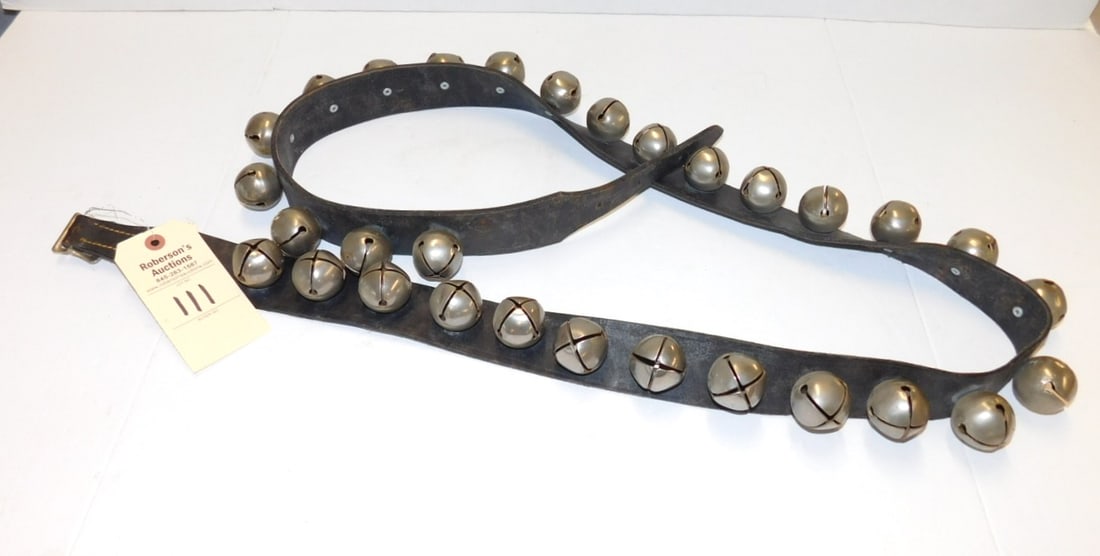 Early String of Sleigh Bells: Early String of Sleigh Bells in VG Cond. - 75"L