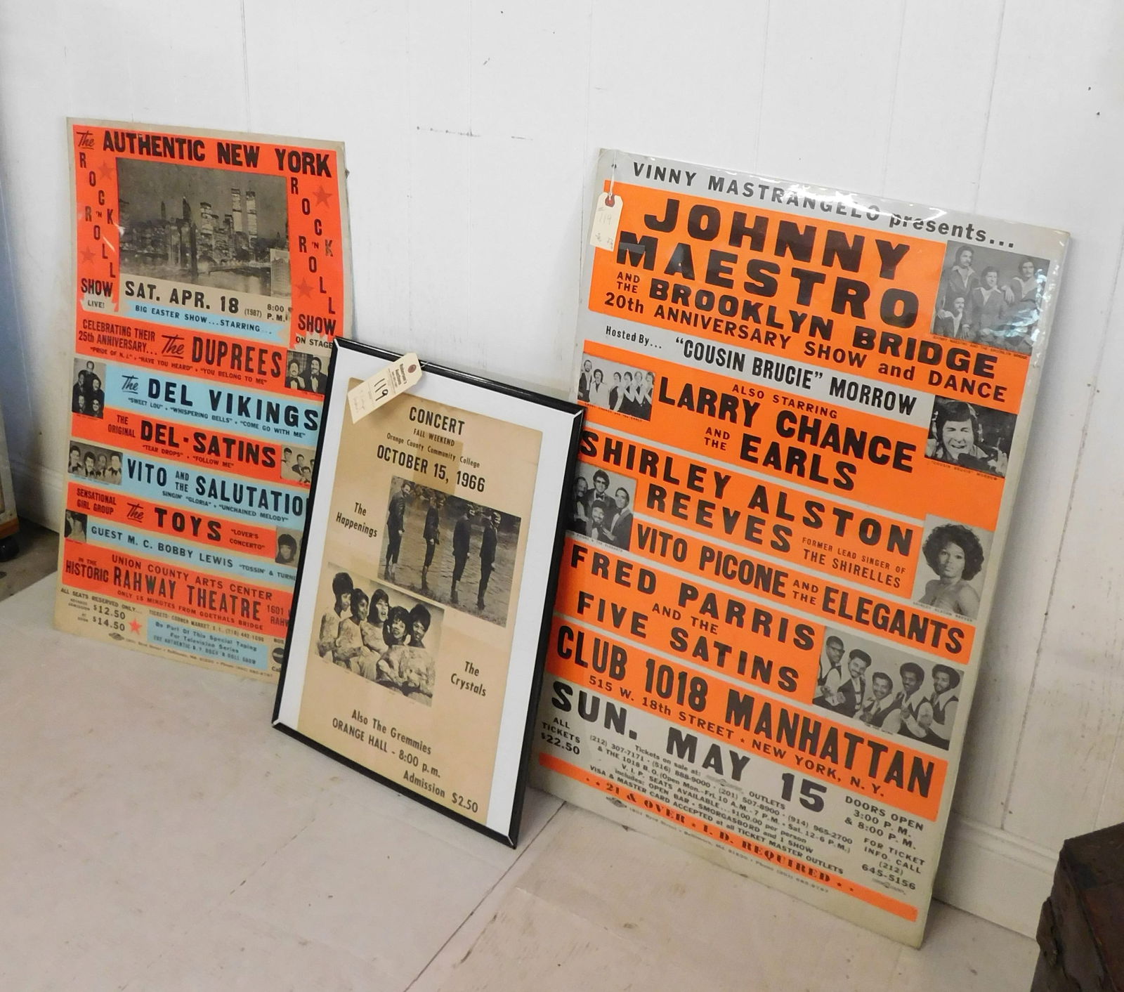 3 Vintage Rock & Roll Posters (1 of 4)