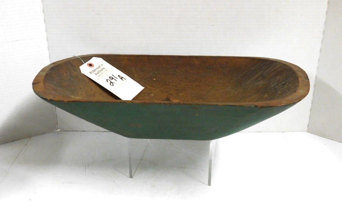 Rectangular Early Wooden Bowl (1 of 3)