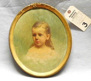 12" x 10" O/C Little Girl