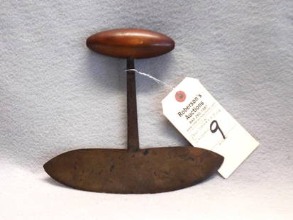 Early Hand Forged Food Chopper: Early Hand Forged Food Chopper Poss. Shaker in VG Cond. - 8" x 9"