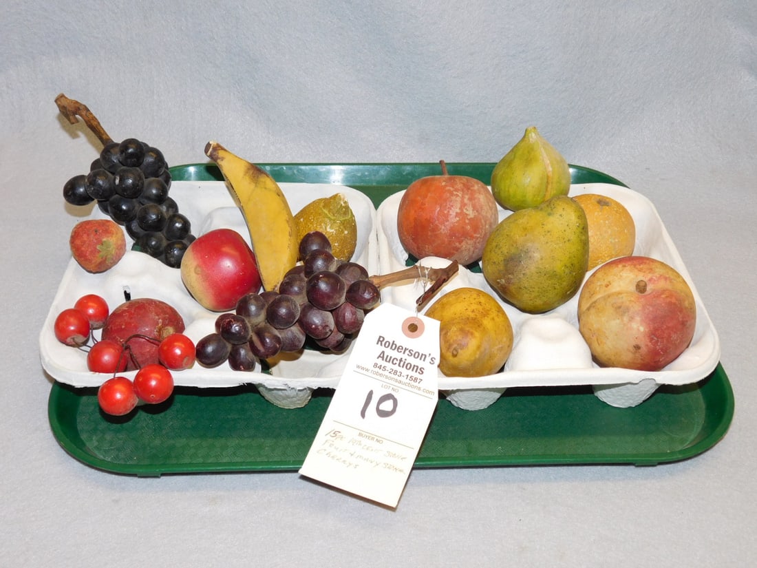 15 Pcs. Vintage Stone Fruit (1 of 1)