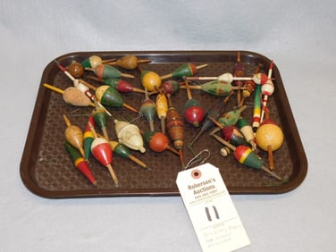 Vintage Wooden Fishing Dobbers 30+