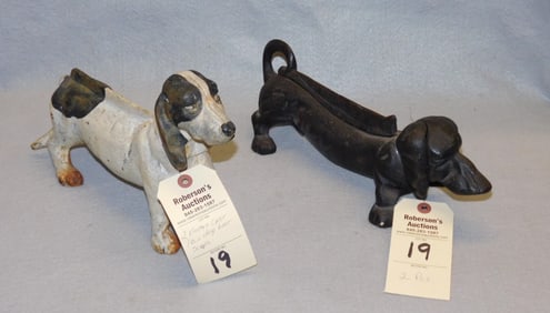 2 Iron Dog Bootscrapers