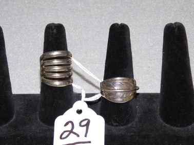 2 Sterling Rings