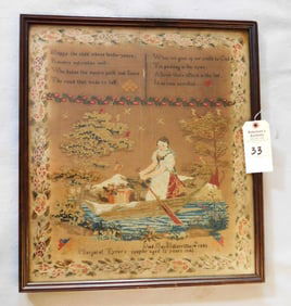 Handdone Sampler Dated 1842