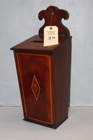 Mahogany Inlay Ballot Box