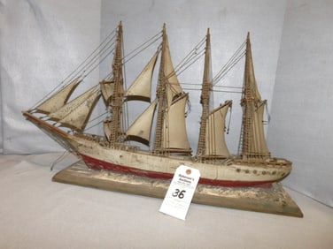 Vintage Masted Ship