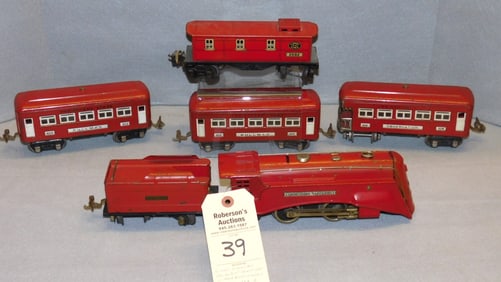 Lionel Pre War Commodore Vanderbuilt Train Set