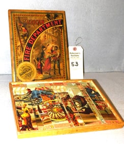 Milton Bradley Sectional Fire Dept.Puzzle