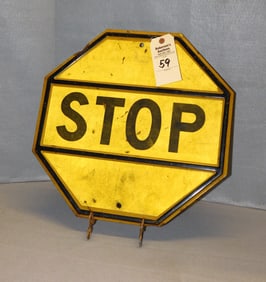 Vintage Metal Stop Sign