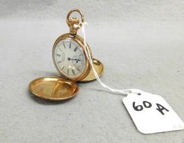 American Waltham Hunter Case Pocketwatch - Working Gd.