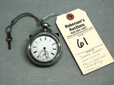 Dueber Newport Key Wind Pocketwatch