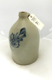 2 Gal.Blue Floral Decorated Jug