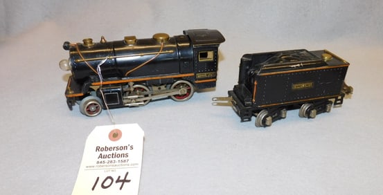 2 Pcs. Lionel Engine # 258 w/Tender #258T