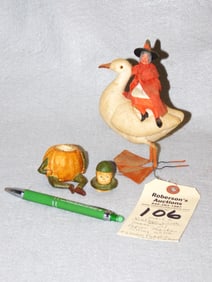 2 Vintage Halloween Pcs