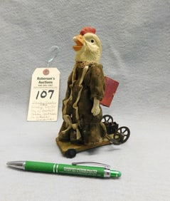 Early Easter Windup Rooster Toy