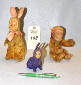 3 Mohair Animals