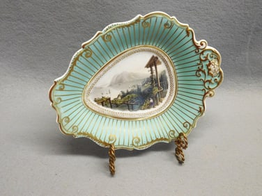 Beautiful H.P. Shell Shape Serv.Dish