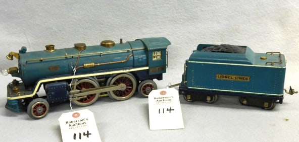 2 Pcs. Lionel Engine # 390"Blue Comet"