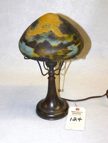 Attic Find Married Lamp -Galle & Handel