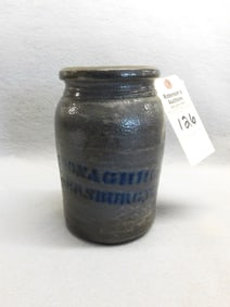 1/2 Gal.Jar "A.P. Donaghho,Parkersburg, W.Va"