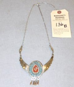 Sterling Needlepoint Necklace