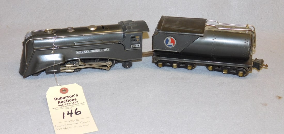 2 Pcs. Lionel Engine # 265E w/Tender# 263W (1 of 2)
