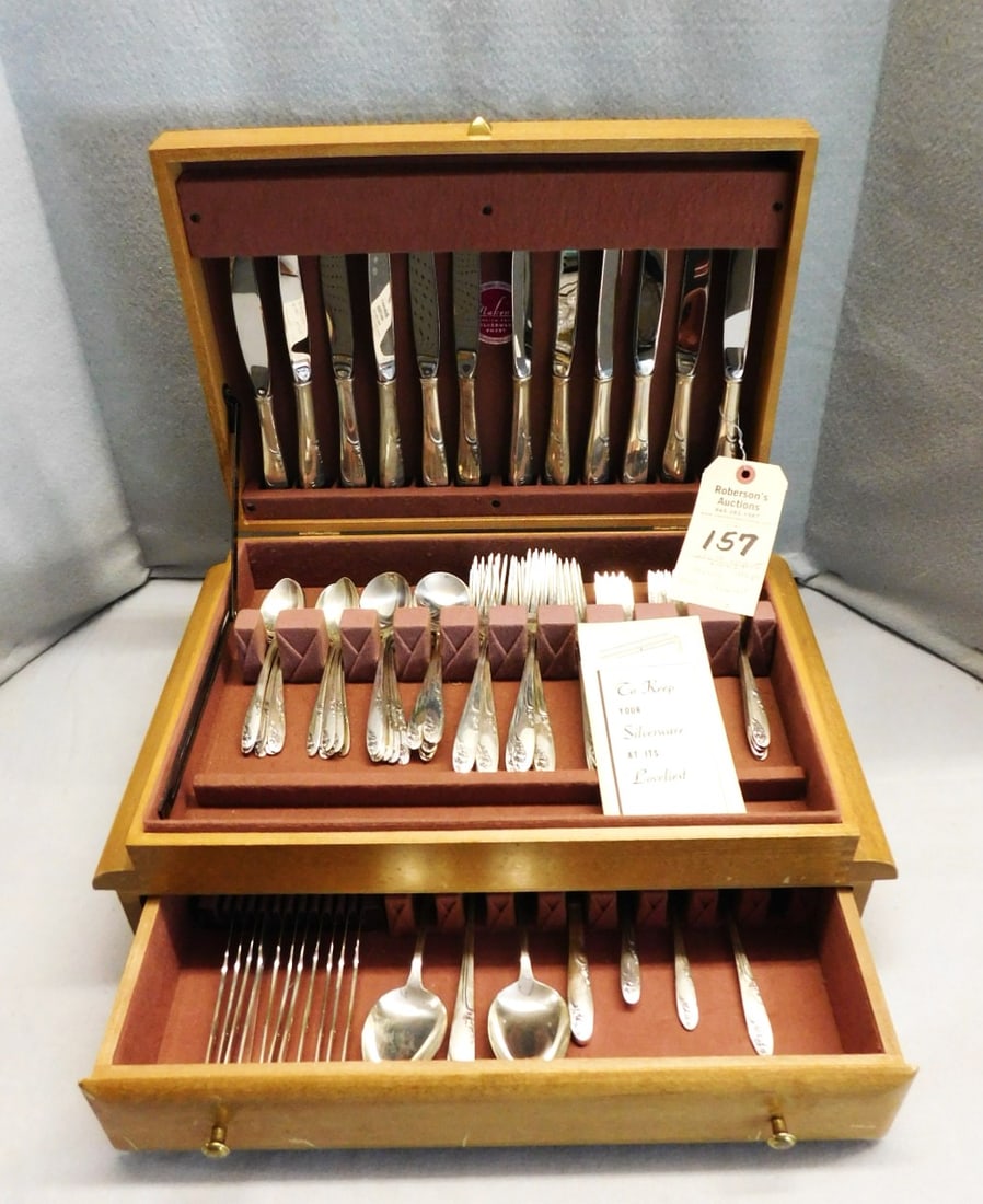 Alvin Sterling Serv. 12 Flatware Set (1 of 2)