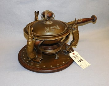 C.1909 Joseph Henrichs "Hare" Chafing Dish