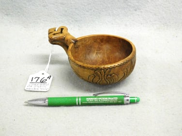 Handcarved PA Sm. Wooden Scoop