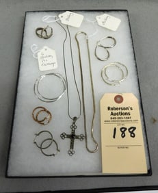 Lg Lot of Sterling Jewelry