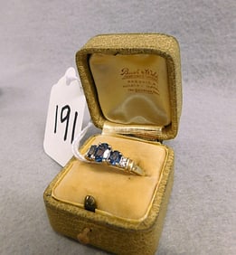 10K Amethyst Stones Lady's Ring