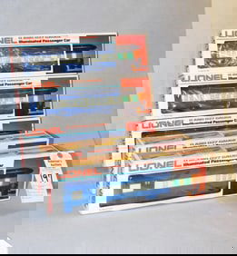 5 Lionel Illuminated Passenger Cars