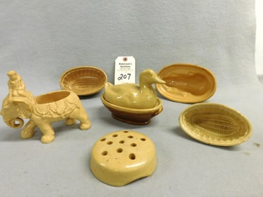 6 Pcs. of Early Yellow ware