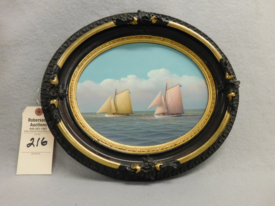 8" x 10" O/B Dbl. Sloop by George Nemethy (1 of 2)