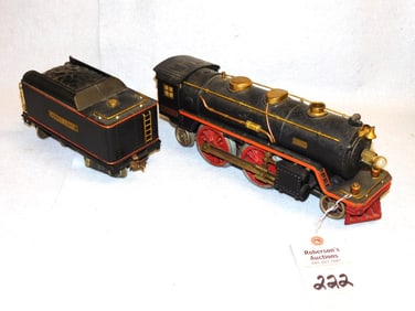 2 Pc. Lionel Engine # 390E Standard Ga w/Tender 390T
