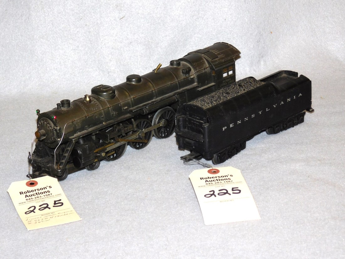 2 Pc. Lionel Steam Engine #763E w/Tender # 267-W (1 of 2)