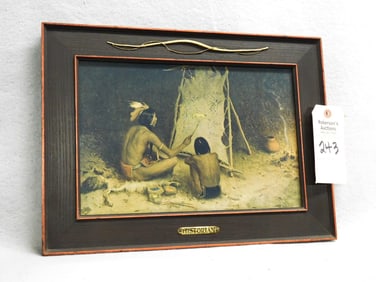 9 1/4" x 13 1/2" Print of Native American Indian