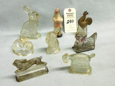 8 Glass Candy Containers