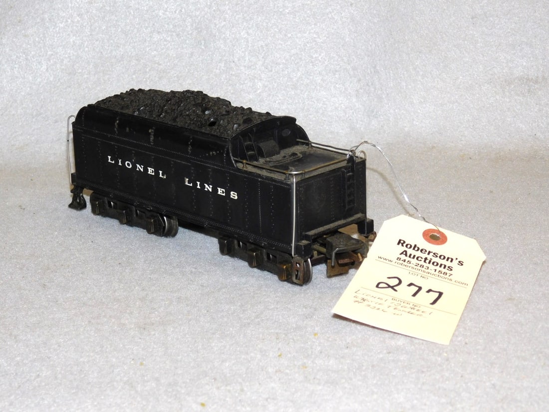 Lionel 12 Wheel Whistle Tender: Lionel 12 Wheel Whistle Tender #2226- W in Gd. Cond.