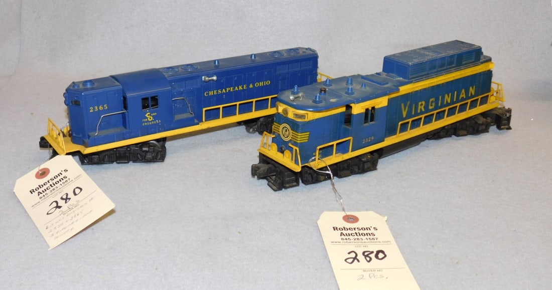 2 Pcs. Lionel Engines #2329 & 2365 (1 of 2)