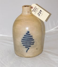 19thC. 1 Gal. Jug Marked Utica, NY